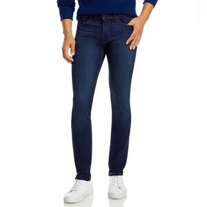 PAIGE Croft Skinny Jeans 30 In After Hours Dark Blue